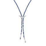 Signature Cleat Gemstone Bolo Necklace