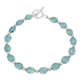Oval Beaded Gemstone Bracelet