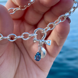 Chunky Cable Chain Bracelet with Shackle Clasp