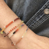 Chakra Gemstone Color Block Bracelet