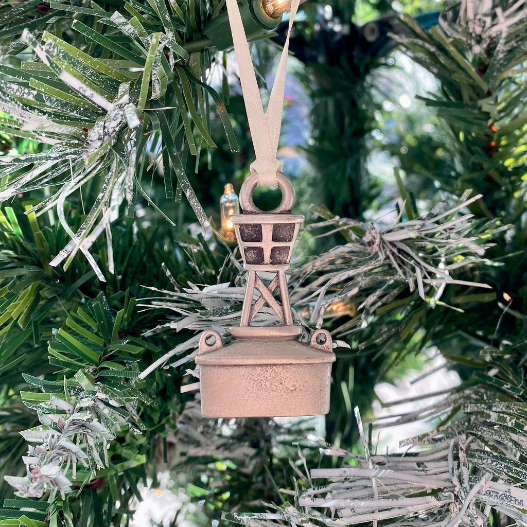 Channel Marker Pewter Ornament – The Golden Cleat