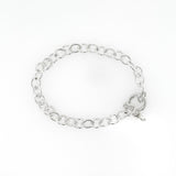 Chunky Cable Chain Bracelet with Shackle Clasp