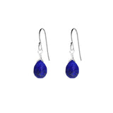 Single Drop Gemstone Earrings (Pear Shape)