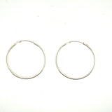 Sterling Silver Endless Hoop Earrings