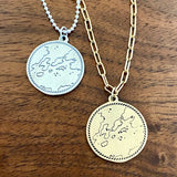 Friendship Islands Chart Pendant
