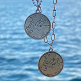 Friendship Islands Chart Pendant