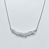 Herkimer Diamond Bar Necklace