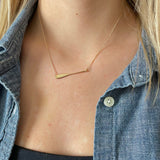 Sideways Paddle Necklace