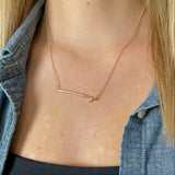 Sideways Boat Hook Necklace