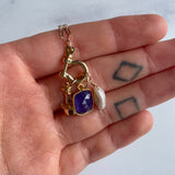 Channel Set Tanzanite Pendant