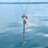 Gemstone Charm (Rondelle)