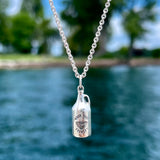 Wood Boat Brewery Beer Growler Necklace