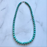 Graduated Round Turquoise Necklace