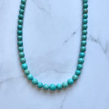 Graduated Round Turquoise Necklace
