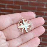 Large Compass Rose Charm