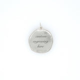 Medium Round Engravable Charm