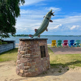 "The Muskie" Statue Charm