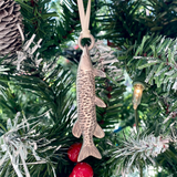 Muskie Pewter Ornament