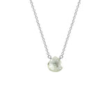 Single Drop Gemstone Necklace (Heart Shape)