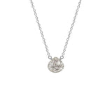 Single Drop Gemstone Necklace (Heart Shape)
