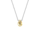 Single Drop Gemstone Necklace (Pear Shape)