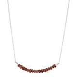 Classic Gemstone Bar Necklace