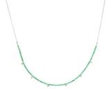 Half-Beaded Gemstone Choker