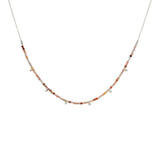 Half-Beaded Gemstone Choker