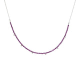 Half-Beaded Gemstone Choker