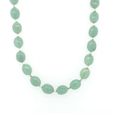 Oval Gemstone Necklace