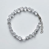 Oval Herkimer Diamond Bracelet