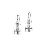 Small Channel Marker Earrings