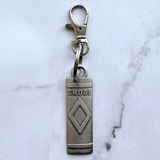 Shoal Marker Pewter Keychain