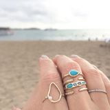 Tentacle Cuff Ring in 14K Yellow Gold