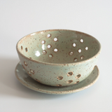 Small Berry Bowl with Saucer