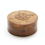 Wanderlust Mango Wood Pivot-Top Box