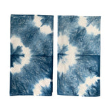Indigo Shibori Dark Stars Tea Towel