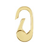 Small Oval Hinged Invisible Clasp