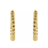 Twisted Rope Huggies