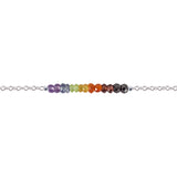 Chakra Gemstone Bar Bracelet