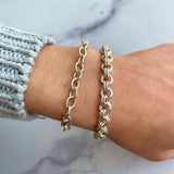 Double Link Charm Bracelet