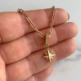 Small Hinged Charm Holder with Diamonds