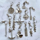 Boat Hook Pewter Keychain