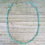 Oval Gemstone Necklace