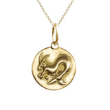 Capricorn Zodiac Charm in 18K Gold