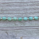 Oval Gemstone Necklace