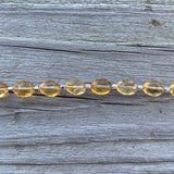 Oval Gemstone Necklace