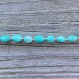 Oval Gemstone Necklace