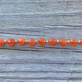 Oval Gemstone Necklace