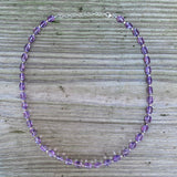 Oval Gemstone Necklace